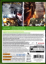 Xbox 360 Metal Gear Rising Revengeance  Back CoverThumbnail
